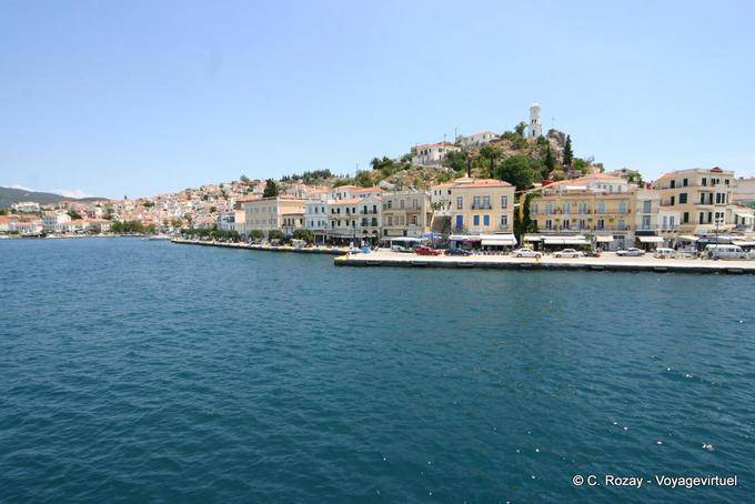 I bacini che arrivano in barca, Poros - Grecia