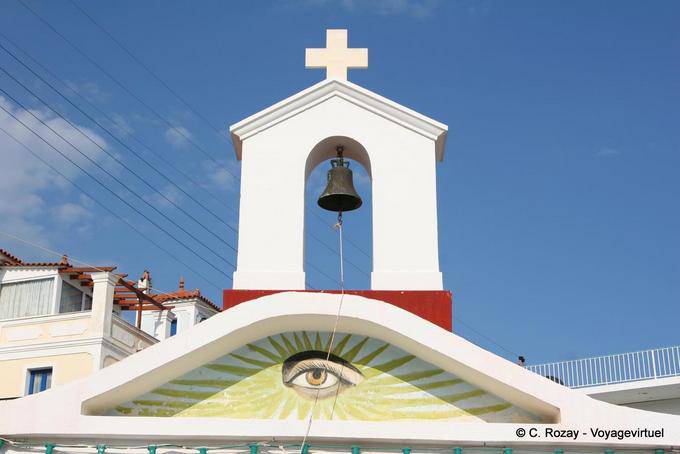 Campanile della cappella per l'occhio, Poros - Grecia