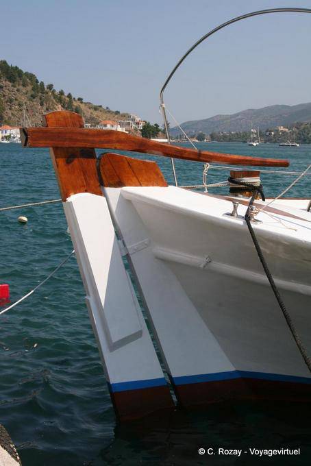 Timone in legno, Poros - Grecia
