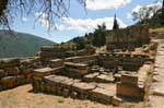 Uno dei tesori, Delphi, Grecia.