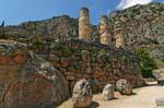 Portico degli Ateniesi, Delphi, Grecia.