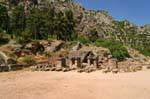 Partenze da stadio, Delphi, Grecia.