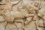 Fregio di tesoro Siphnians, Delphi Museum, Grecia.