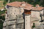 Vista sul Monastero di Roussanou, Meteora, Grecia.