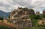 Vista dal monastero di Varlaam, Meteora, Grecia.