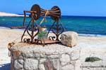Milos, Mytakas Old Well, Grecia.