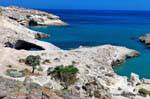 Immersioni Cave e le scogliere, Milos, Papafragas Filakopi, Grecia.