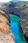 Milos, Papafragas Phylakopi, di acqua, Grecia.