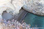 Milos, Papafragas Filakopi Phylakopi, mini beach, Grecia.