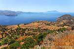 Milos, Plaka, vista l'ingresso alla baia, Grecia.