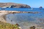 Milos, Pollonia, la spiaggia Byronas, Grecia.