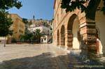 Nafplion, di fronte dalla moschea di Vouleftiko, Grecia.