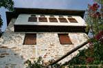 Architettura tipica del villaggio, Pinakates, Pelion, Grecia.
