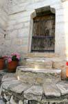 Scala e vecchio ingresso, Pinakates, Pelion, Grecia.