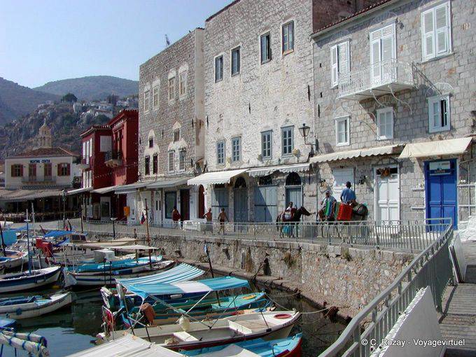 Le antiche case di armatori, Hydra - Grecia