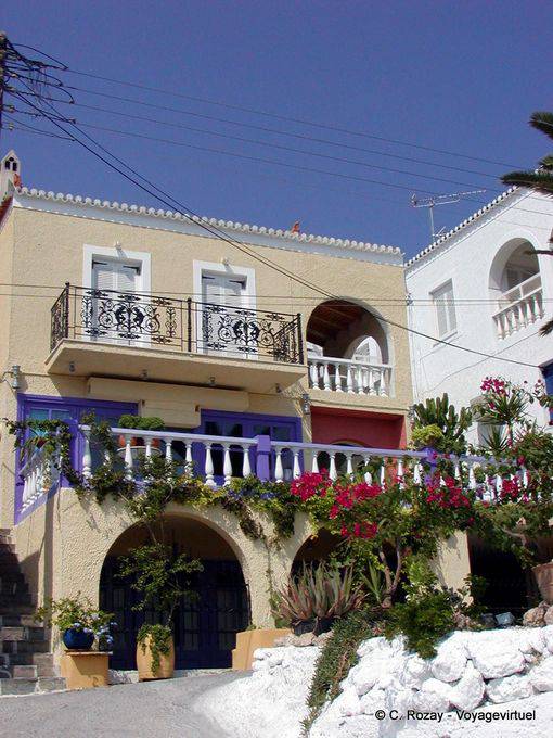 Balcone di colori, Spetses - Grecia