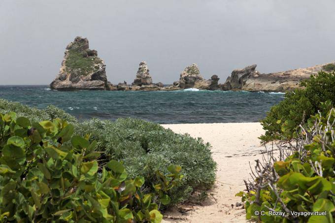 Anse et pointe des Châteaux - Guadalupa