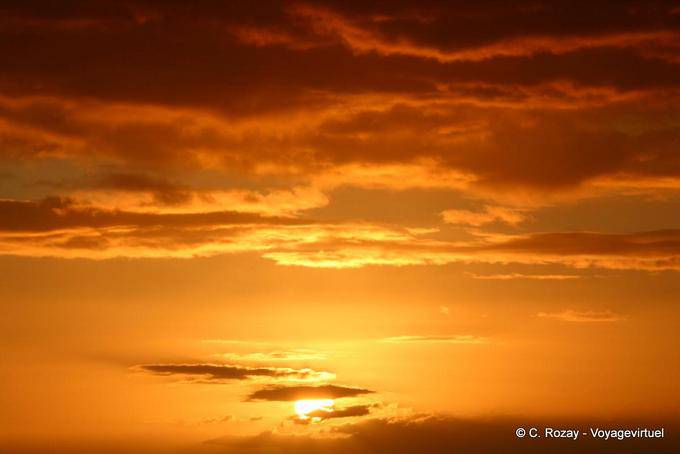 Nuvole al tramonto, Basse-Terre - Guadalupa