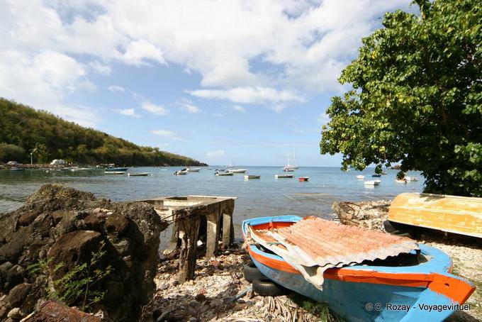 Barche immerso nella bagnatura Anse anticiclonico à la Barque - Guadalupa