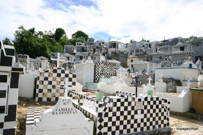 Panorama del cimitero di Morne-à-l'Eau - Guadalupa