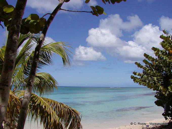 Nubi Caraibi, spiaggia di Anse du Souffleur - Guadalupa