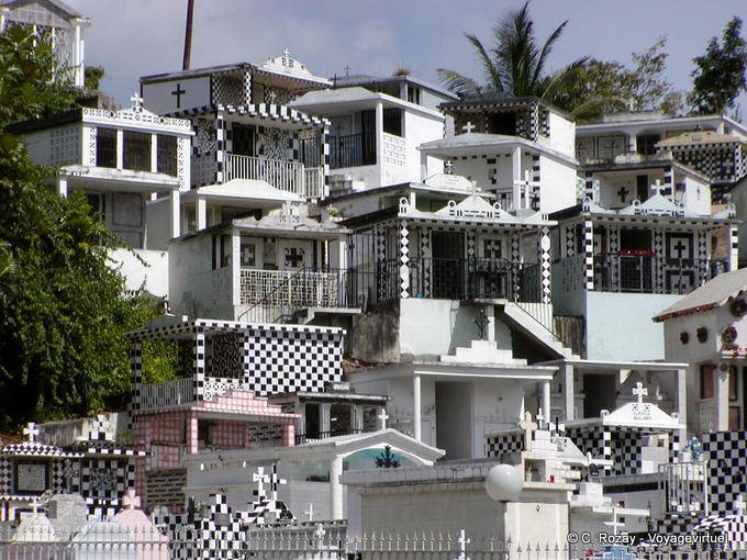 Lapidi in fasi, Morne-à-l'Eau Cemetery - Guadalupa