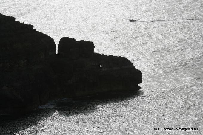 Monstre de calcaire, Pointe de la Grande Vigie, Guadalupa