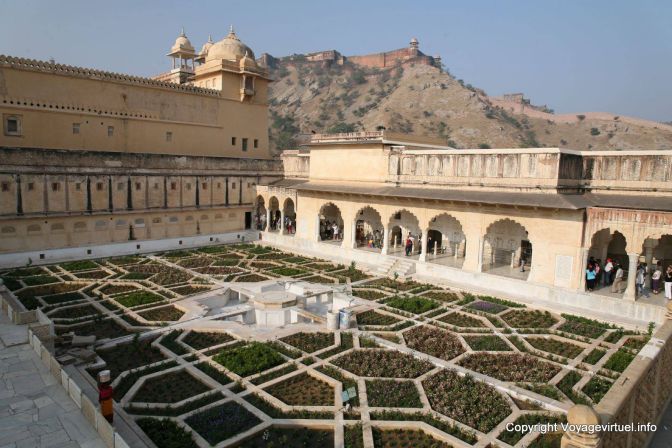 Jaipur Amber Palace Janana Bag Jardin Des Femmes - India