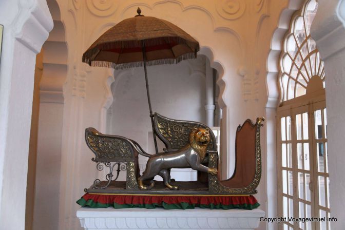 Jodhpur Mehrangarh Forteresse Sieges D Elephants - India