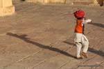 Jodhpur mehrangarh forteresse jeune danseur.