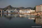 Pushkar sacred lake.