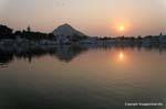 Pushkar sacred lake.