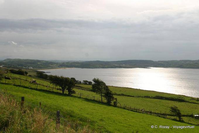Paesaggio costiero Fintra Beach, Killybegs, Donegal - Irlanda