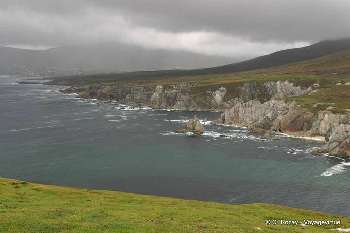 Paesaggio, costa Ashleam Bay, Achill Island - Irlanda