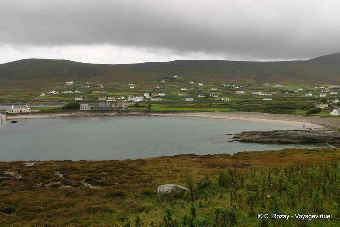 Perso spiaggia vista dal Dooega Camport, Achill Island - Irlanda