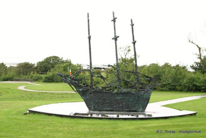 La carestia Monumento Nazionale a Murrisk, County Mayo - Irlanda