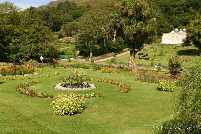 I giardini vittoriani, Connemara Kylemore Abbey - Irlanda