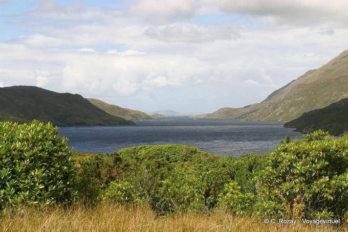 Un'altra vista di Killary Harbour a Leenaum, Connemara - Irlanda
