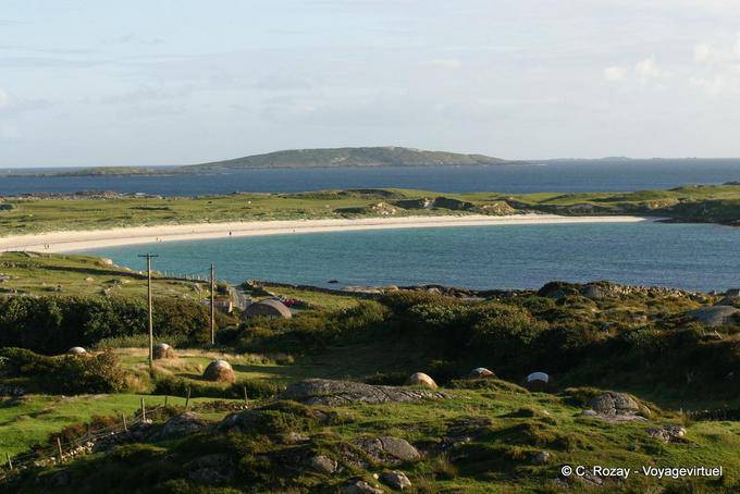 Una delle spiagge della Baia del Cane, Roundstone, Connemara Galway - Irlanda