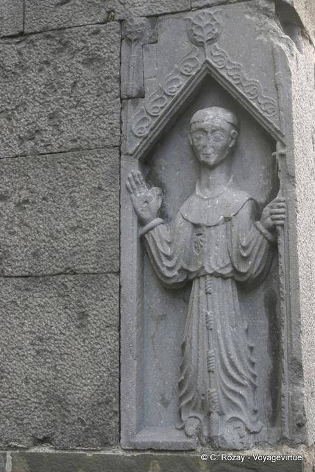 San Francesco stigma, scultura, Ennis Abbey - Irlanda