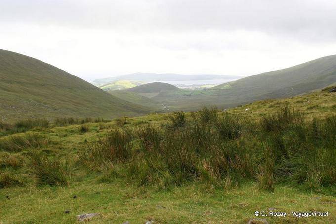 Paesaggio Moorland verso Fahamore Conor Pass, Dingle - Irlanda
