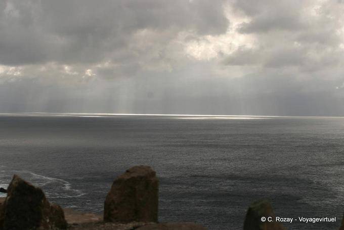 Dark costa della regione Fahan, Dingle - Irlanda