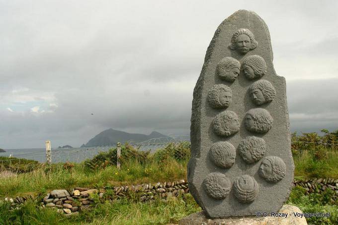 Massacre Memorial Assedio di Smerwick Dún anno OIR Dingle - Irlanda