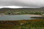 Perso spiaggia vista dal Dooega Camport, Achill Island, Irlanda.