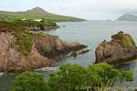 La costa vicino al Monumento a Dún anno OIR Dingle, Irlanda.