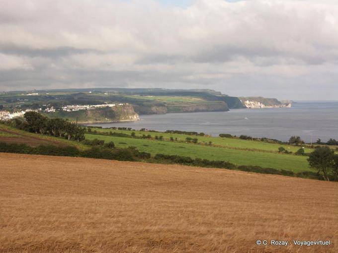 Taglio laterale intorno Ballycastle, Antrim - Irlanda de Nord