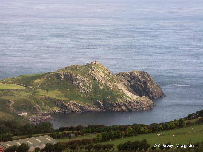 Torr Torr vista testa dalla strada in Antrim - Irlanda de Nord