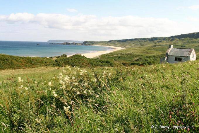 Paesaggio di White Park Bay - Irlanda de Nord