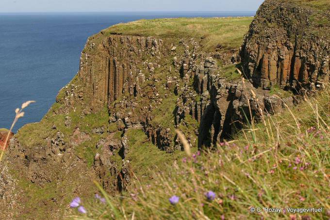 Erosione di lava, Giants Causeway - Irlanda de Nord