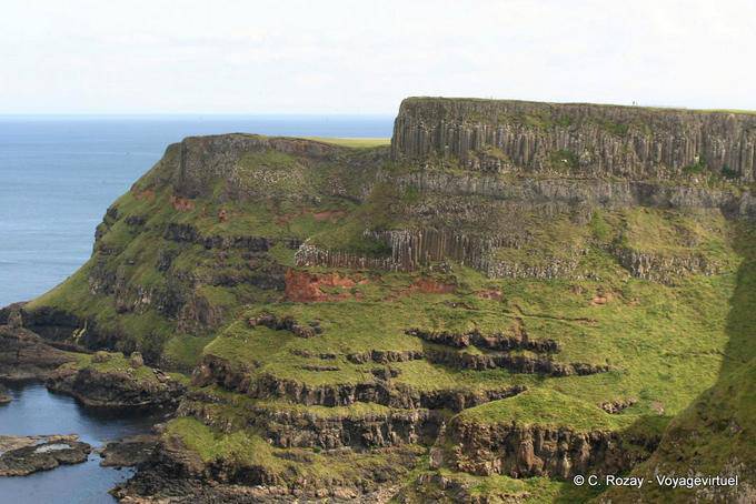 Sinfonia della pila di basalto flussi, Giants Causeway - Irlanda de Nord